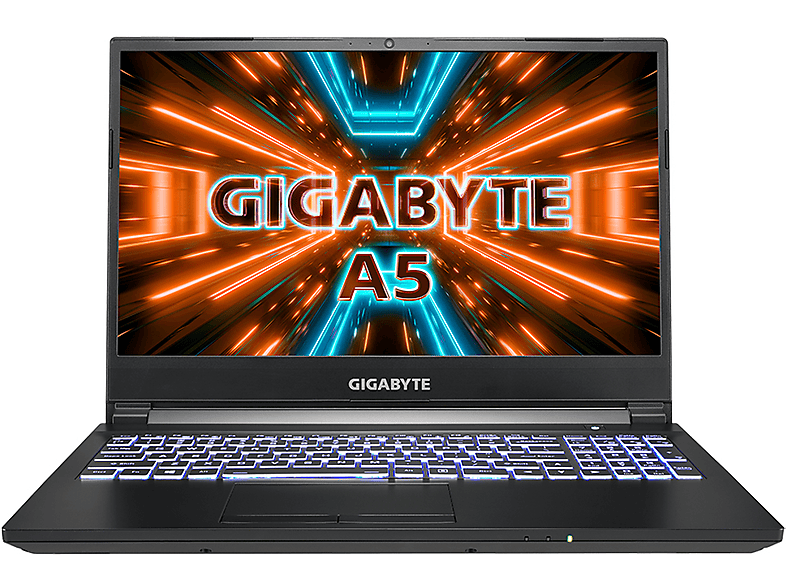 GIGABYTE A5 K1-AES1130SD, Gaming Notebook mit 15,6 Zoll Display, AMD Ryzen™ 5 Prozessor, 8 GB RAM, 512 GB SSD, Schwarz