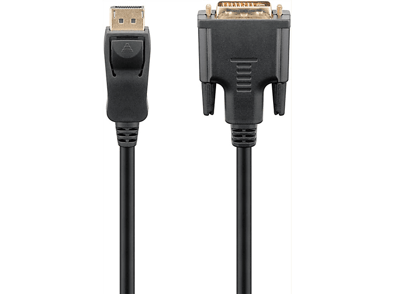 GOOBAY DisplayPort/DVI-D Adapterkabel Adapterkabel, DisplayPort/DVI-D 1.2 schwarz