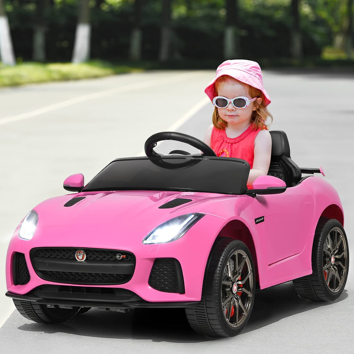 Kinderauto COSTWAY Kinderfahrzeug Jaguar Elektro