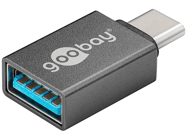 GOOBAY USBC/USB A 3.0 OTG Super Speed Adapter grau USBOTGAdapter, grau MediaMarkt