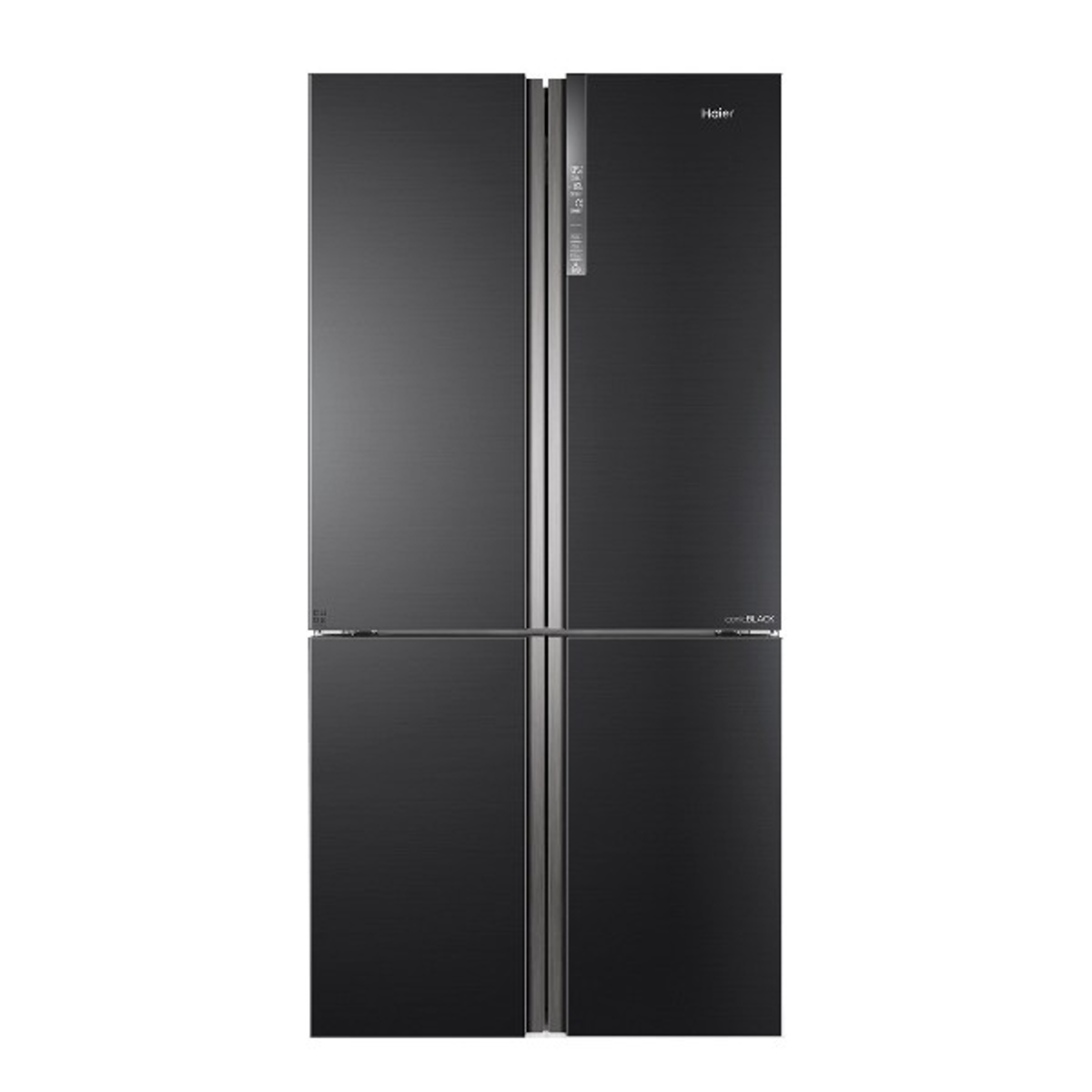 schwarz) cm hoch, (F, Kühl-Gefrierkombination HAIER HTF-610DSN7 190