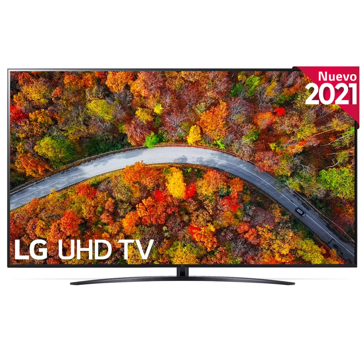 TV LED 75" - 75UN81006LB LG, UHD 4K, Procesador de Imagen 4k Quad Core, DVB-T2 (H.265)Sí, Plata