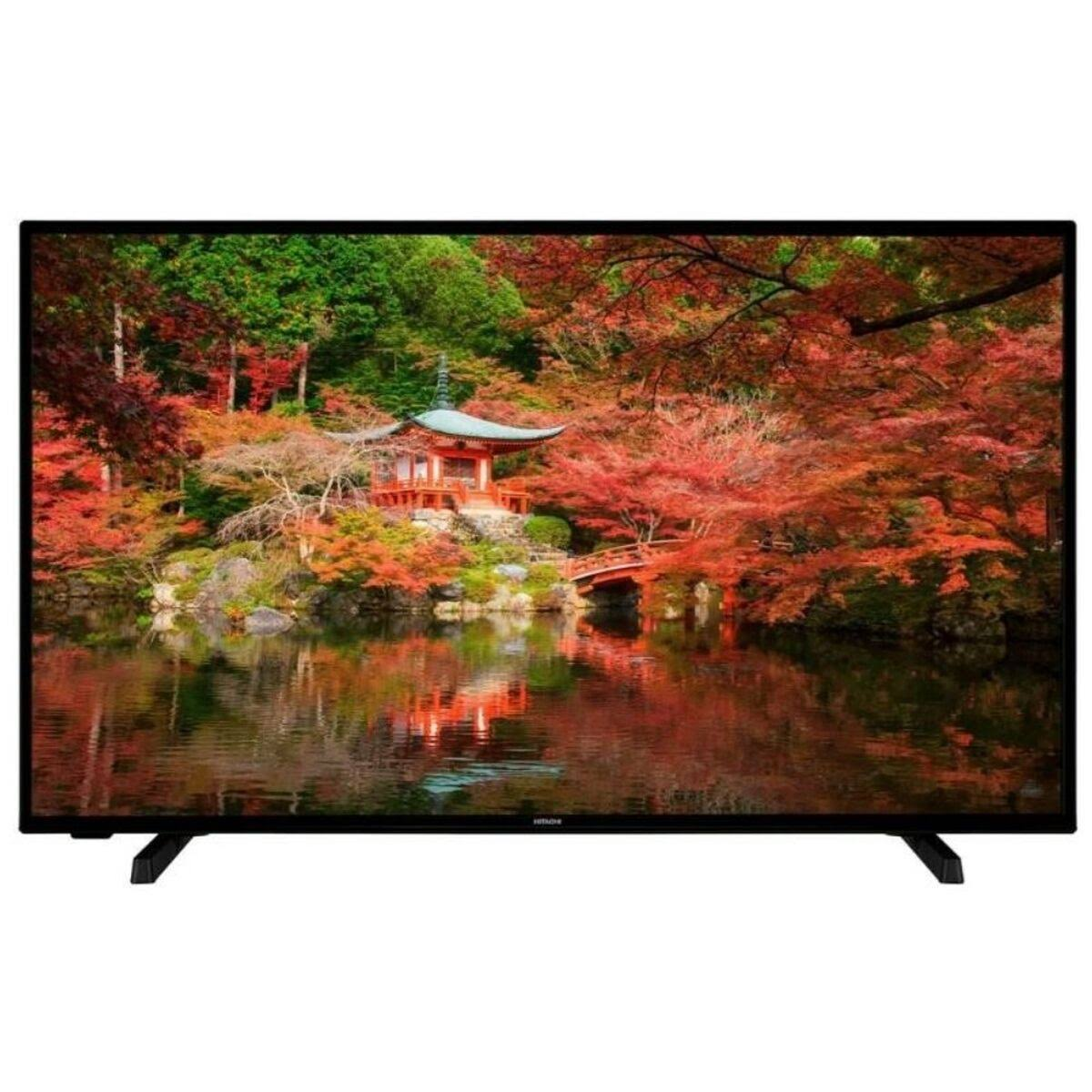 TV LED 43" - 43HAK5350 HITACHI, UHD 4K, QUAD CORE, DVB-T2 (H.265)Sí, Negro