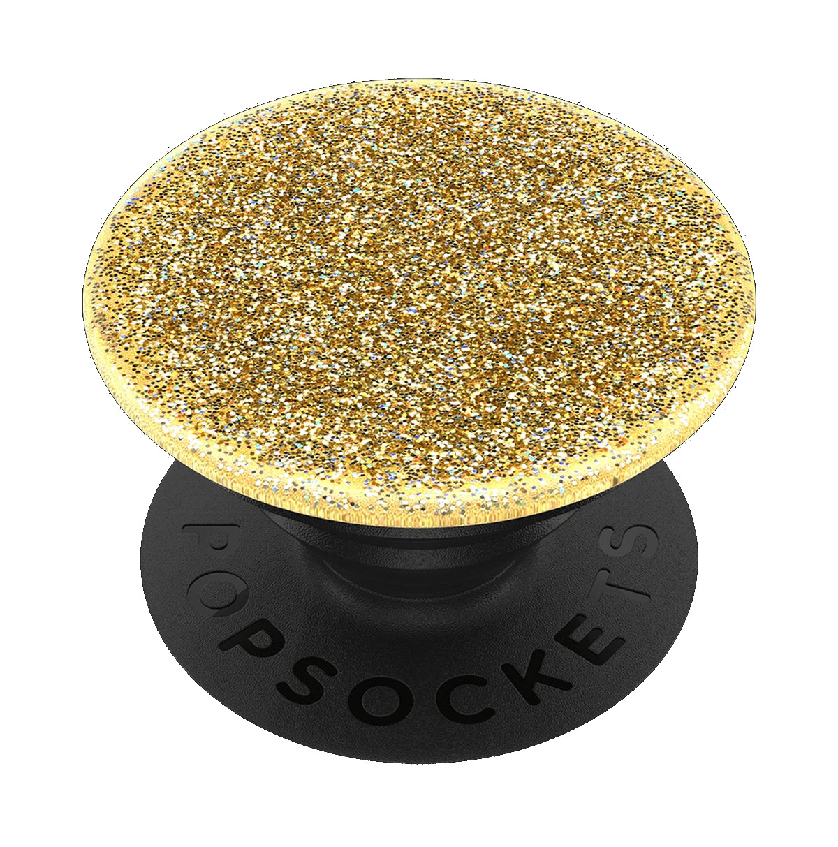 Gold Handyhalterung POPSOCKETS PopGrip Glitter Premium Gold