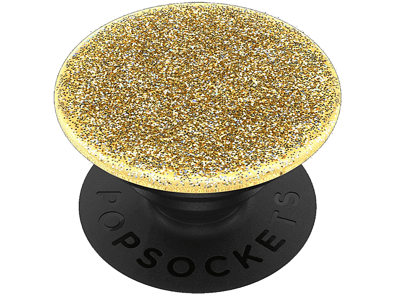 POPSOCKETS PopGrip Premium Glitter Gold Handyhalterung Gold