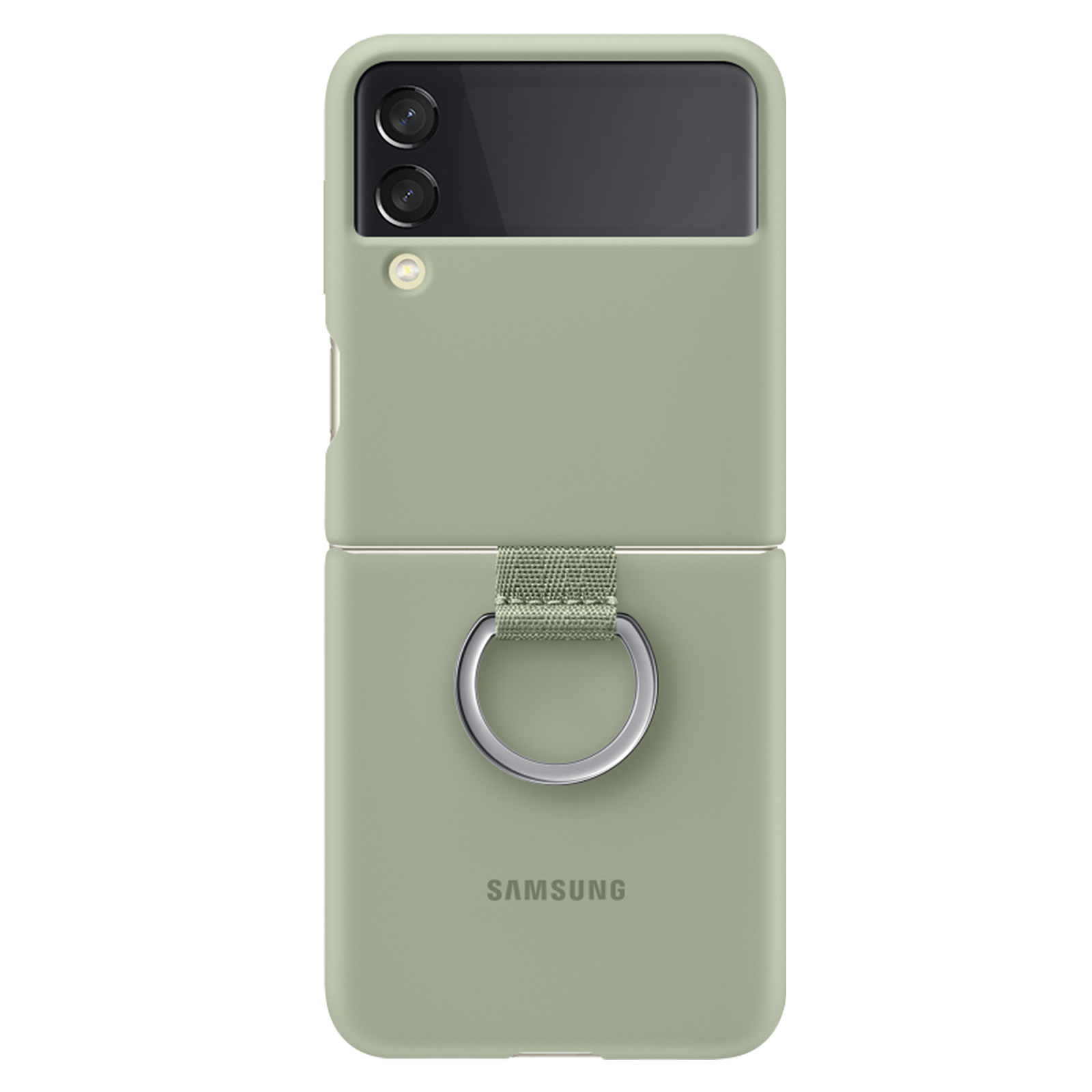 3, Z Galaxy Backcover, Flip Silicone Series, Zitronengrün SAMSUNG Cover Samsung,
