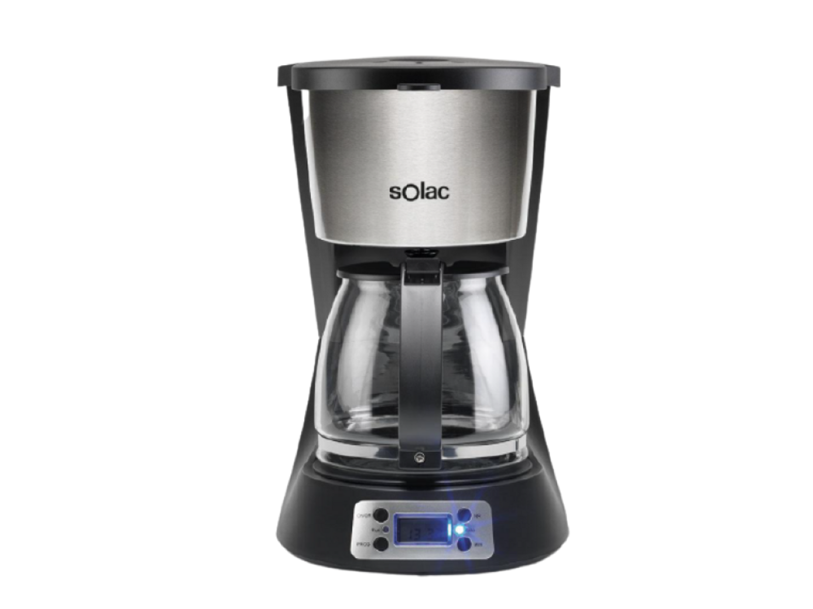 Cafetera de goteo - CF4031 SOLAC, 1,000 W, Negro