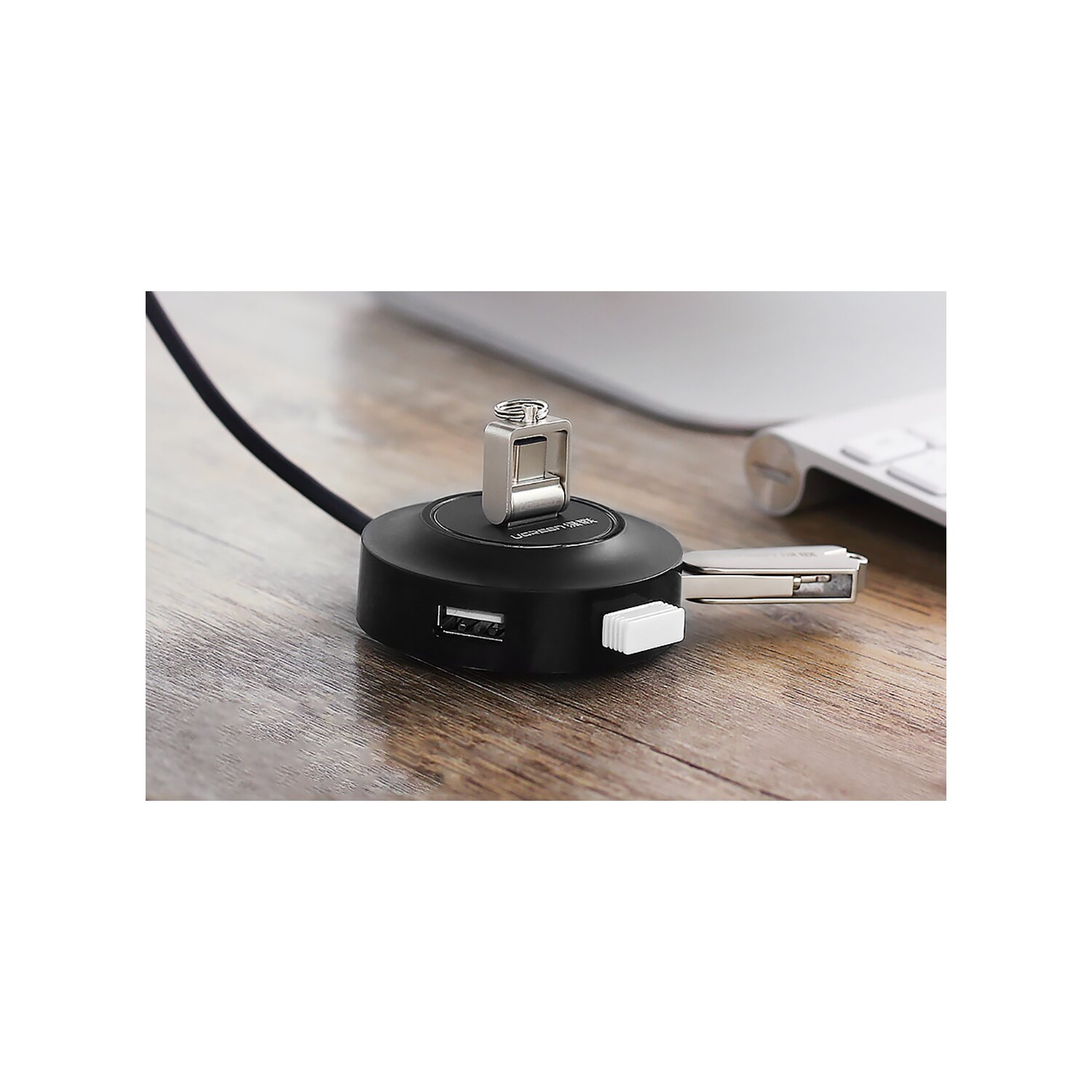 Schwarz USB Hub, CR106, UGREEN