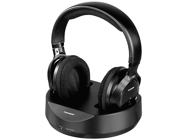 Kopfhörer schwarz WHP3001BK, On-ear THOMSON