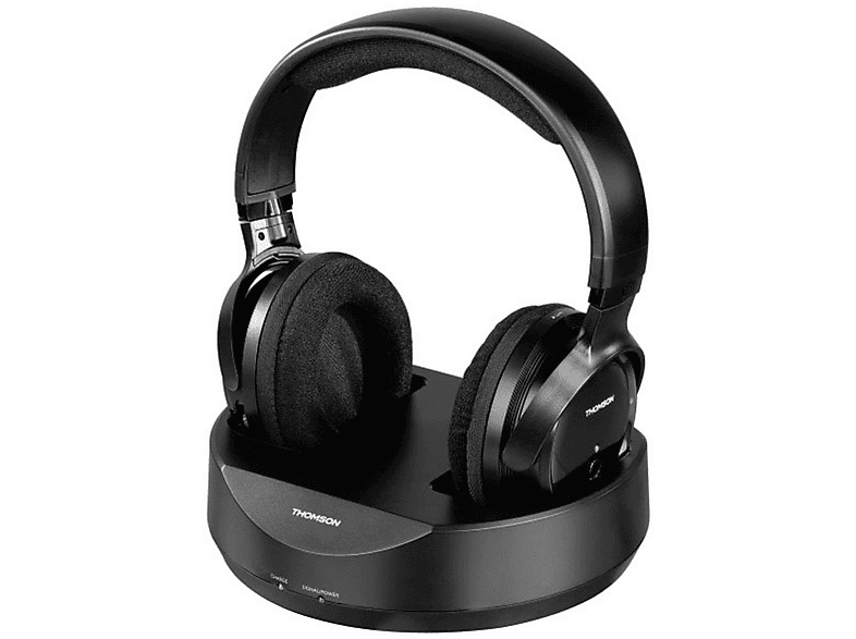 THOMSON WHP3001BK, On-ear Kopfhörer schwarz