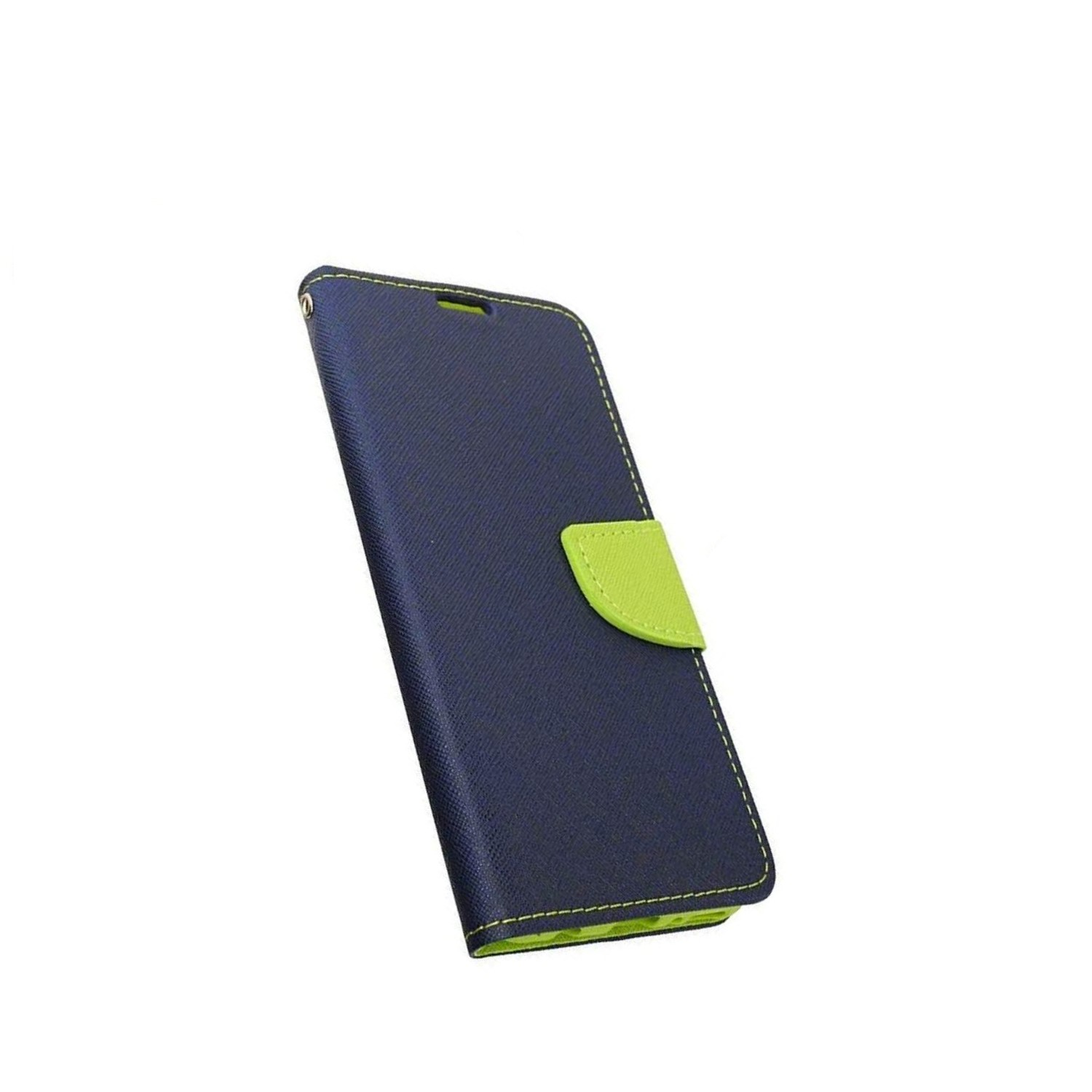 COFI Buch Tasche + 9H iPhone Apple, 13, Blau-Grün Bookcover, Schutzglas