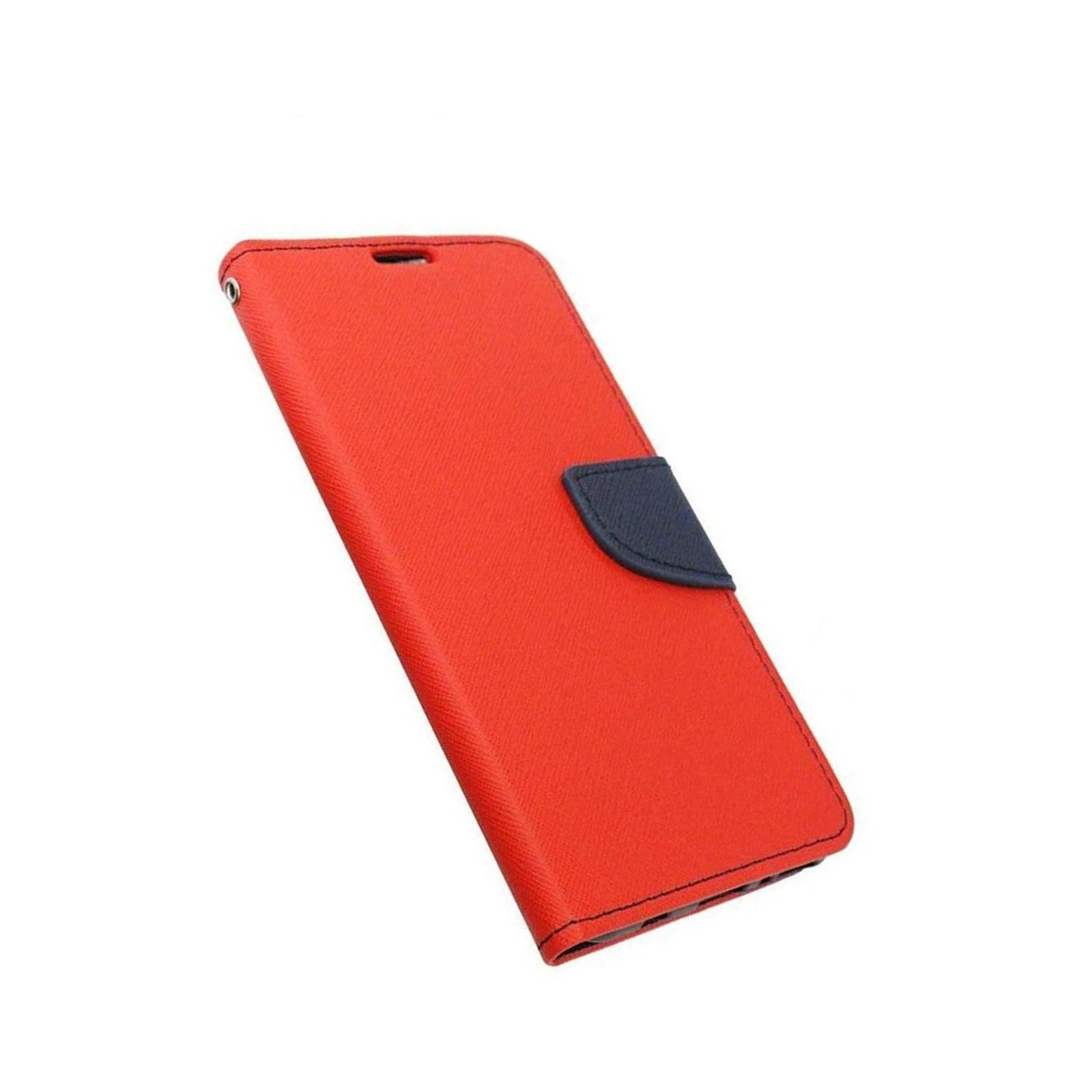Schutzglas, Rot-Blau COFI Tasche iPhone + 13 Apple, 9H Buch Bookcover, Pro,