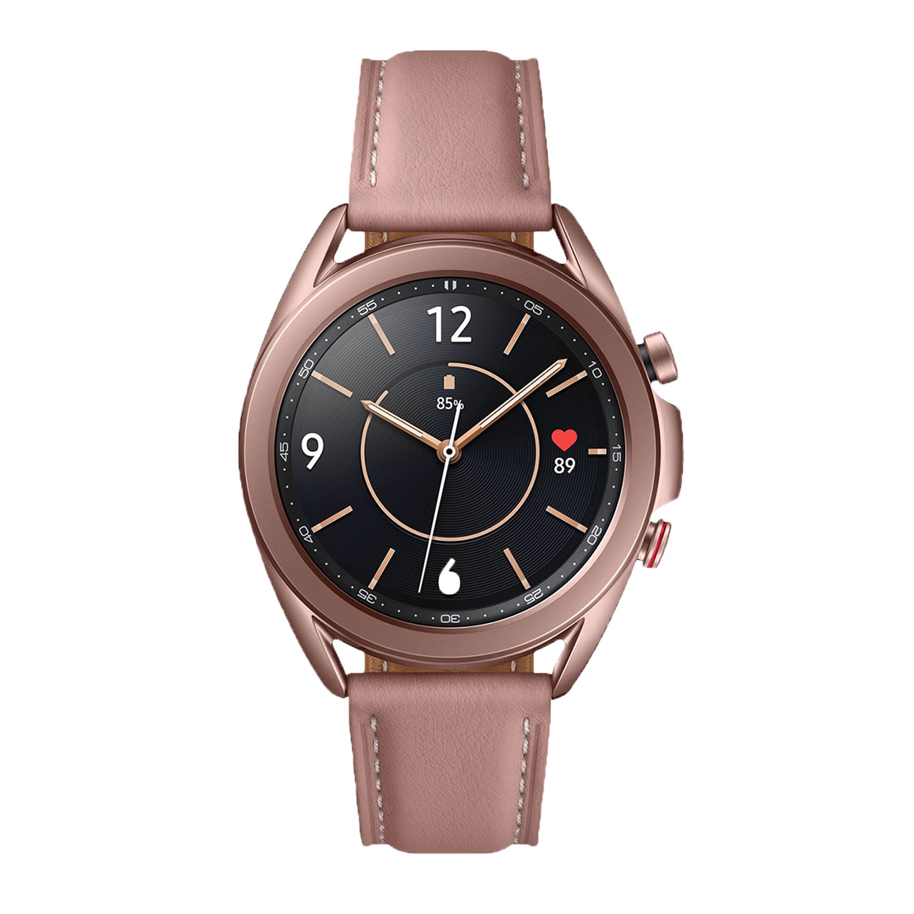 Galaxy Smartwatch 3 bronze Armband, - Edelstahl 190 Größe S/M (130 Echtleder Watch SAMSUNG mm),