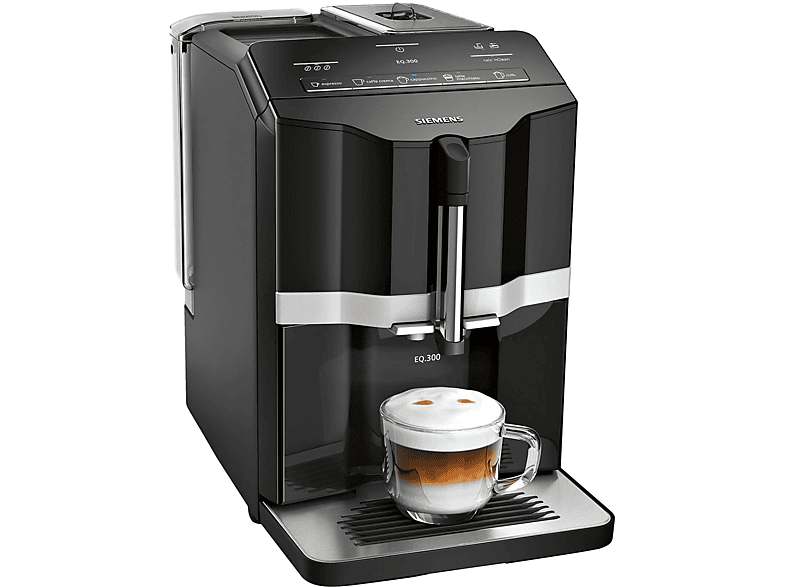 Cafetera superautomática - SIEMENS TP705R01, 19 bar, 1500 V, 2 tazas, Negro