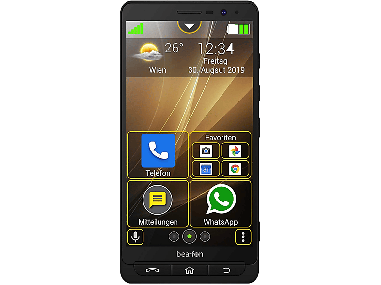 BEA-FON M5 16 GB schwarz | Smartphones
