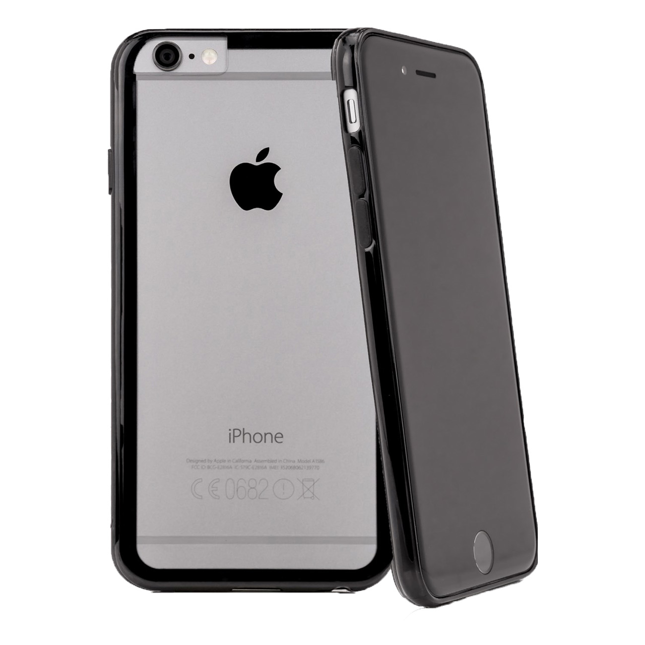 Cover, Outline Full schwarz Apple, 821212, iPhone CASEUAL 6,