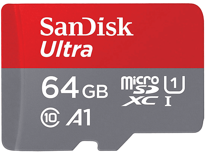 SANDISK microSDXC 64 Ultra Speicherkarte, Micro-SDXC MB/s (64GB), GB, A1 120