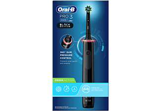 ORAL-B Pro 3 3000 Cross Action Elektrische Zahnbürste schwarz
