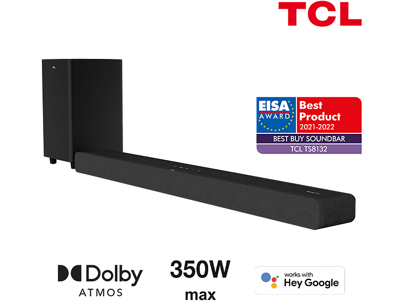 Barra de sonido TCL TS8132-3.1.2-canal Barra de sonido Dolby Audio