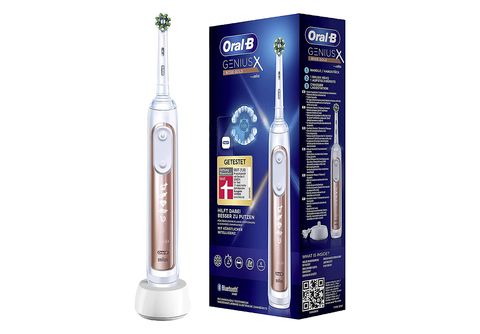 ORAL-B Genius X Elektrische Zahnbürste gold | MediaMarkt