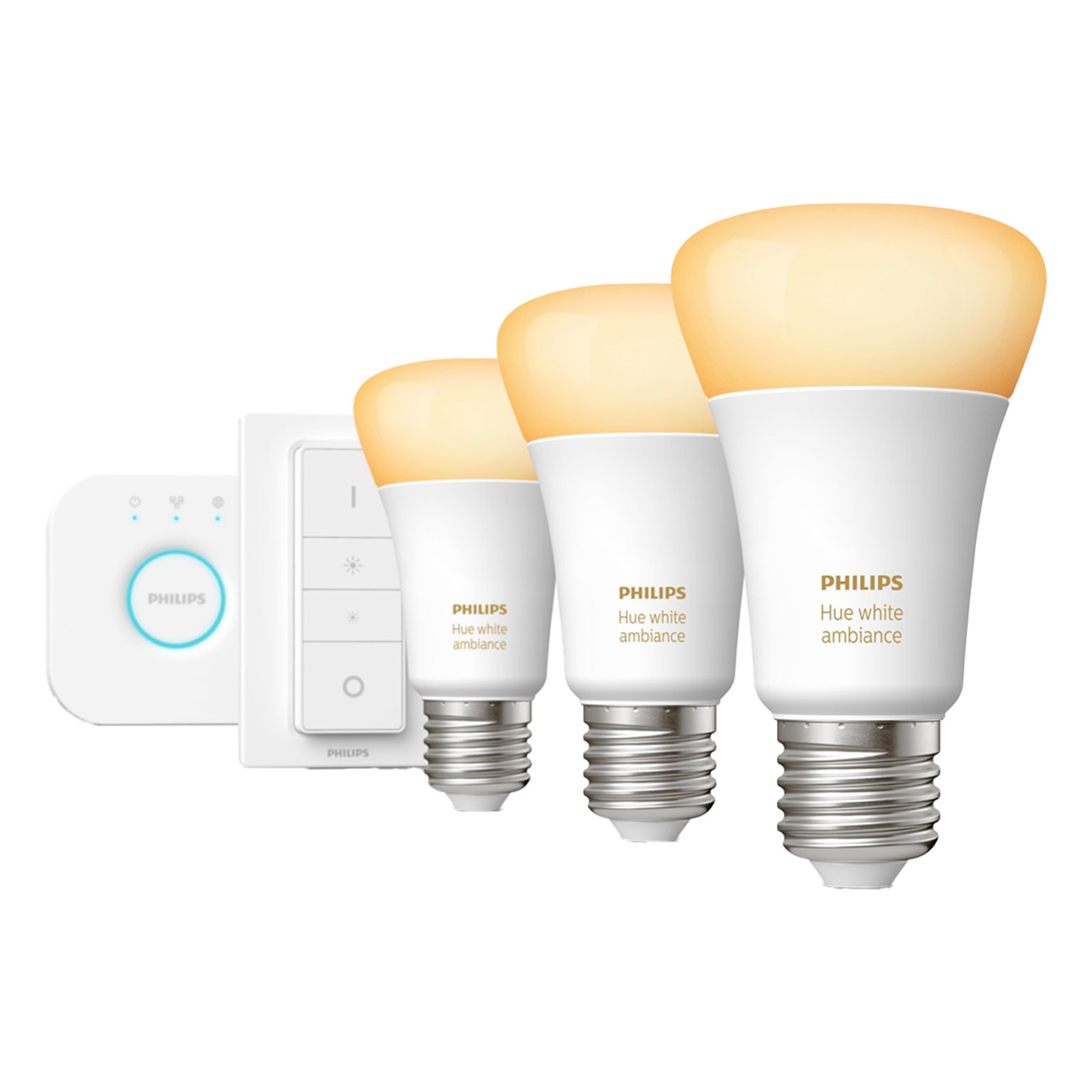 PHILIPS White ambience 3er kaltweiß Starter Kit warmweiß Set bis E27