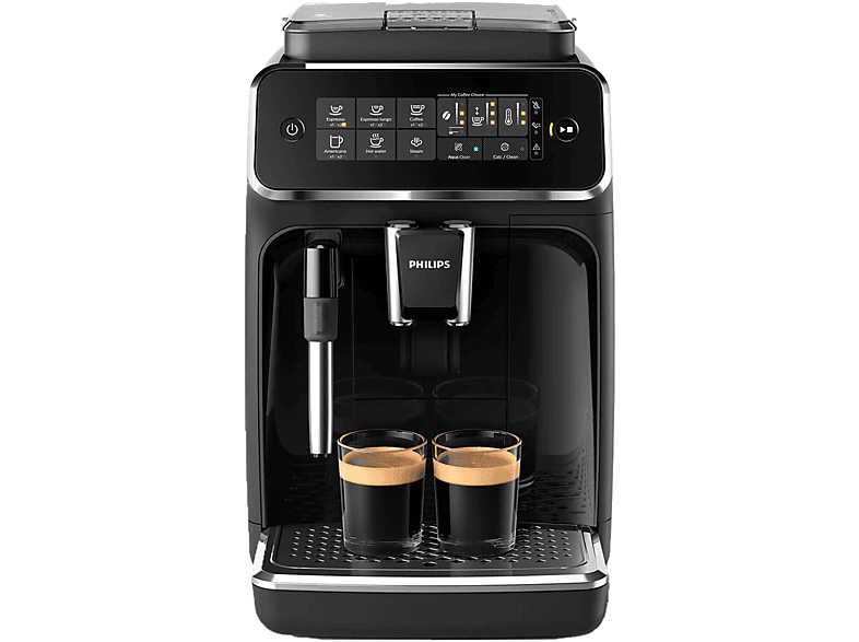 PHILIPS EP3221/40 Serie 3200 Kaffeevollautomat schwarz | Kaffeevollautomat mit Milchaufschäumdüse