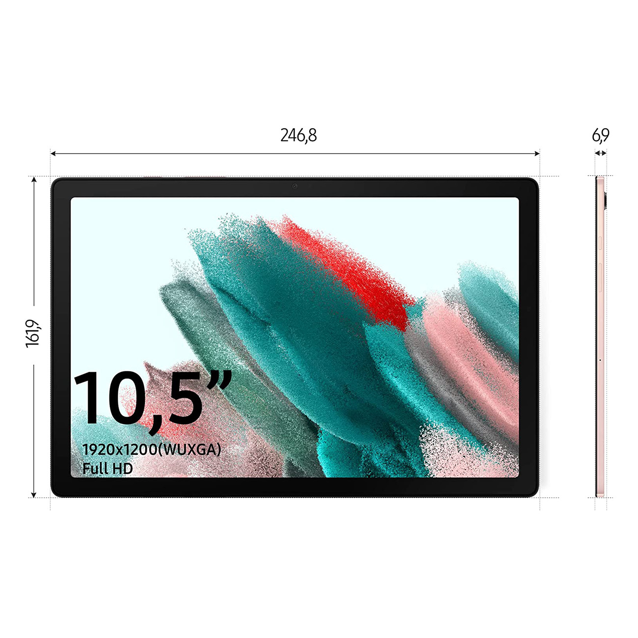 SAMSUNG GALAXY TAB A8 LTE PINK GOLD T618/3GB/32GB, Tablet, 32 GB, 10,5 Zoll, Pink Gold