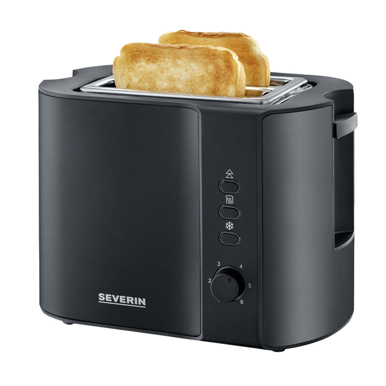 SEVERIN AT 9552 Toaster schwarz Schlitze: (800 2) Watt