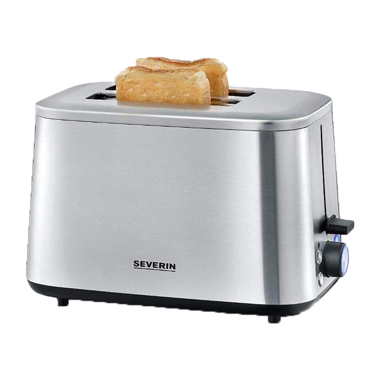 2513 SEVERIN AT Watt, Schlitze: silber (1600 2) Langschlitztoaster