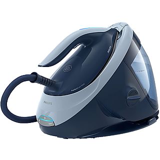 Centro de planchado - PHILIPS PSG7030/20, 2100 W, 600 g/min, 8 bar, Acero inoxidable, Azul