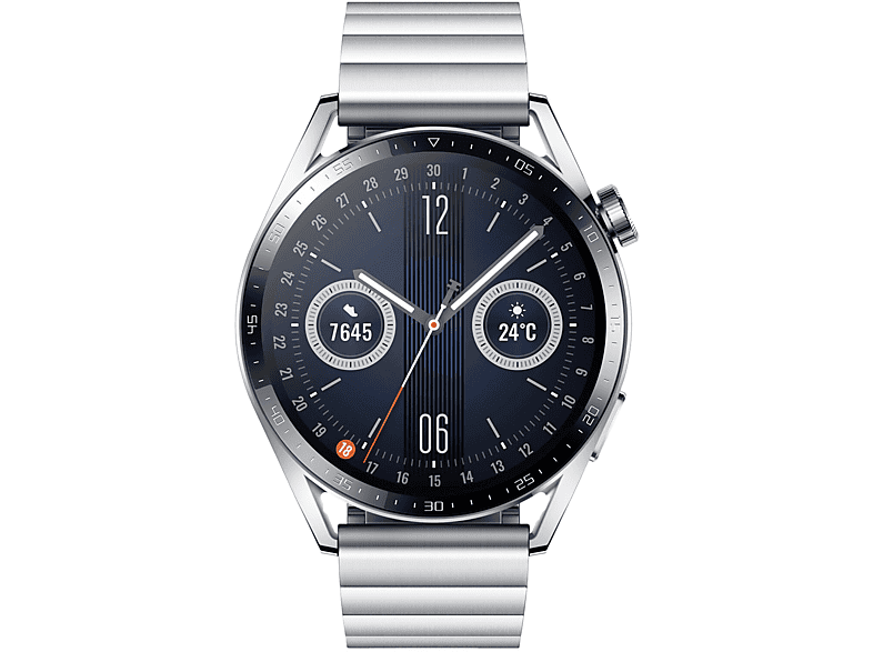 HUAWEI Watch GT 3 Jupiter B29T Smartwatch Edelstahl Edelstahl, 140 - 210 mm, silber