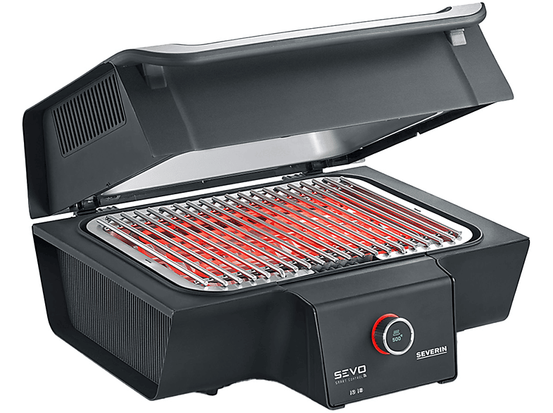 SEVERIN PG 8138 SEVO SMART CONTROL Elektrogrill, schwarz (3000 Watt