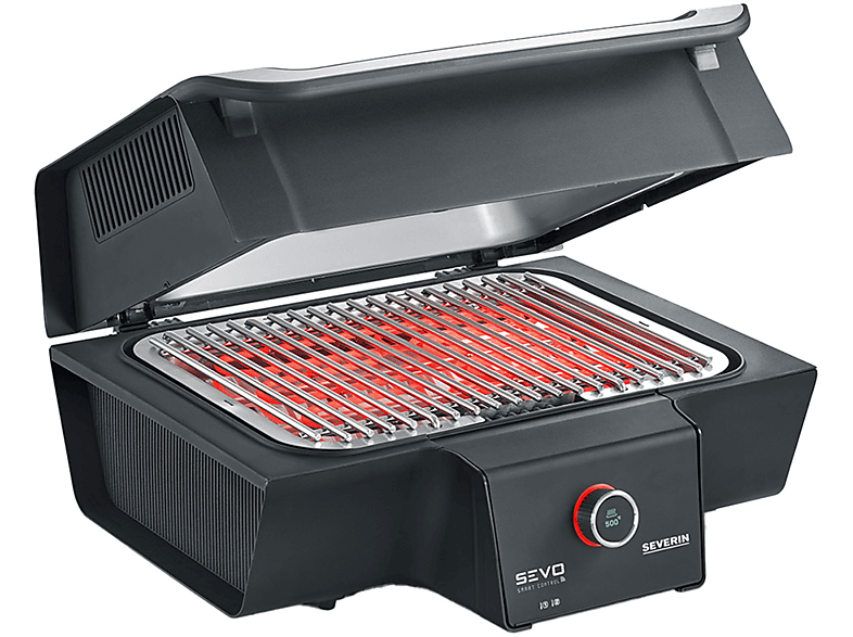 SEVERIN PG 8138 SEVO SMART CONTROL Elektrogrill, schwarz (3000 Watt)