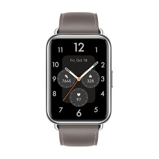 HUAWEI Watch Fit 2 Smartwatch Aluminium Silikonarmband, 140-210 mm, grau
