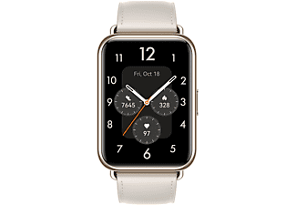 HUAWEI Watch Fit 2 Smartwatch Silikonarmband, weiß