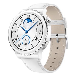 HUAWEI Watch GT 3 Pro Smartwatch Keramik Fluoroelastomer Strap, 130-190 mm, weiß
