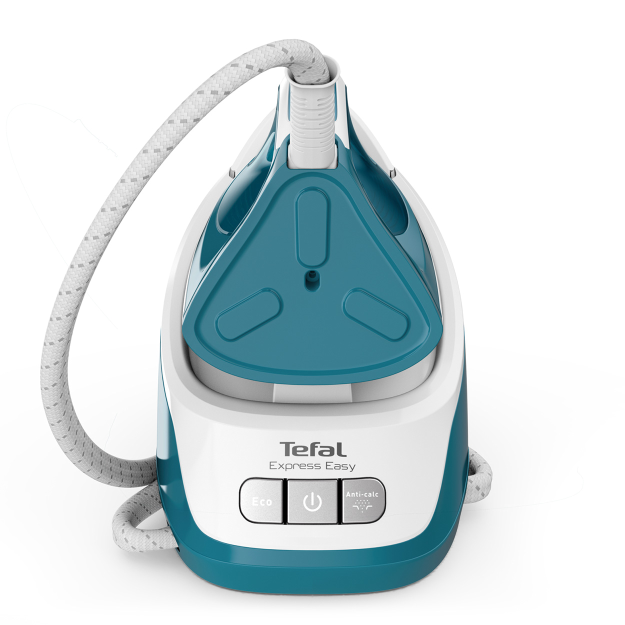 Centro de planchado - TEFAL SV6131E0, 2200 W, 120 g/min, 6 bar, Cerámica, Blanco