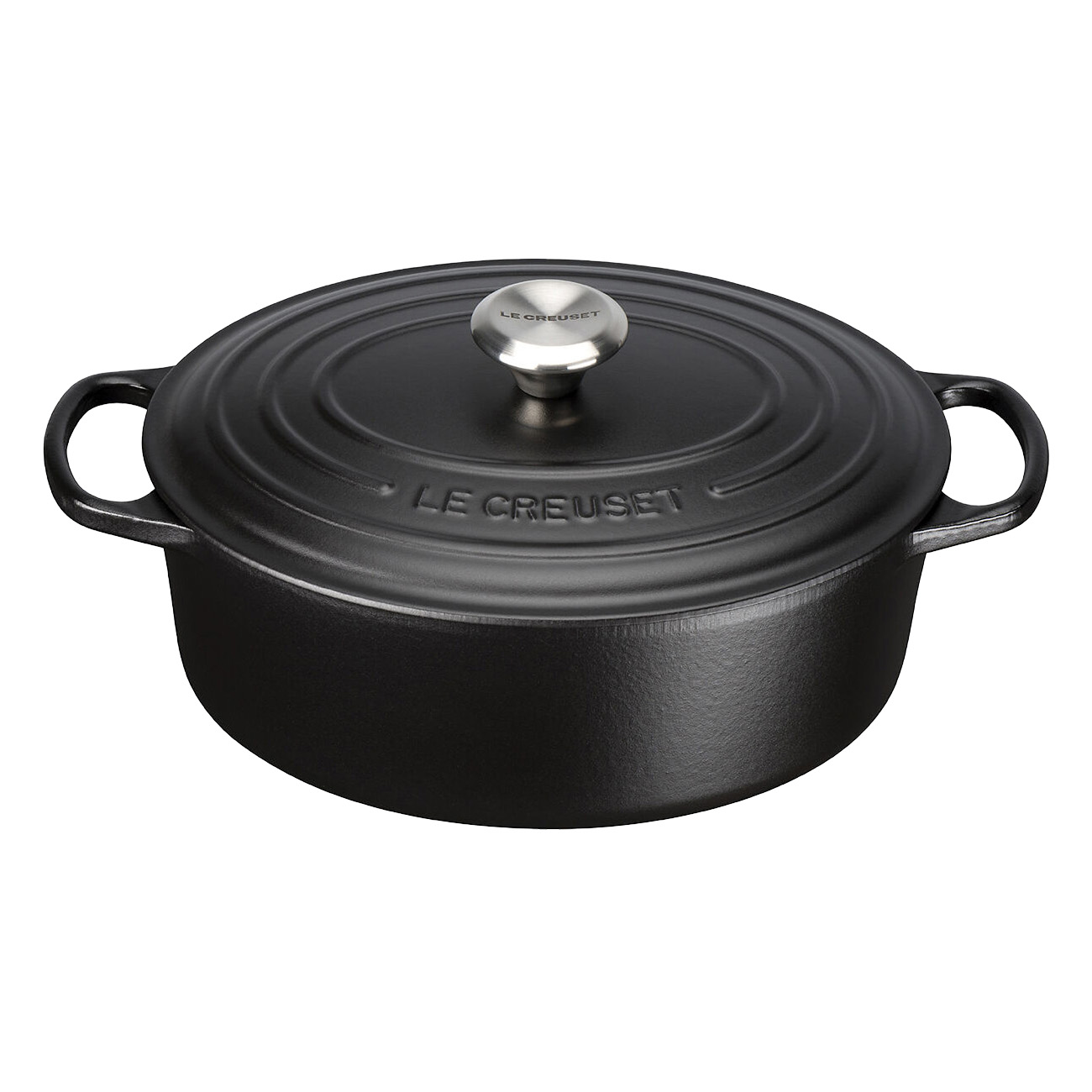 CREUSET oval Topf LE 29 cm Metall Bräter