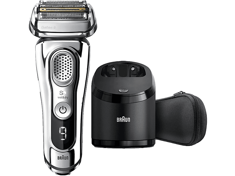 BRAUN 9395cc Series 9 Barttrimmer Silber MediaMarkt