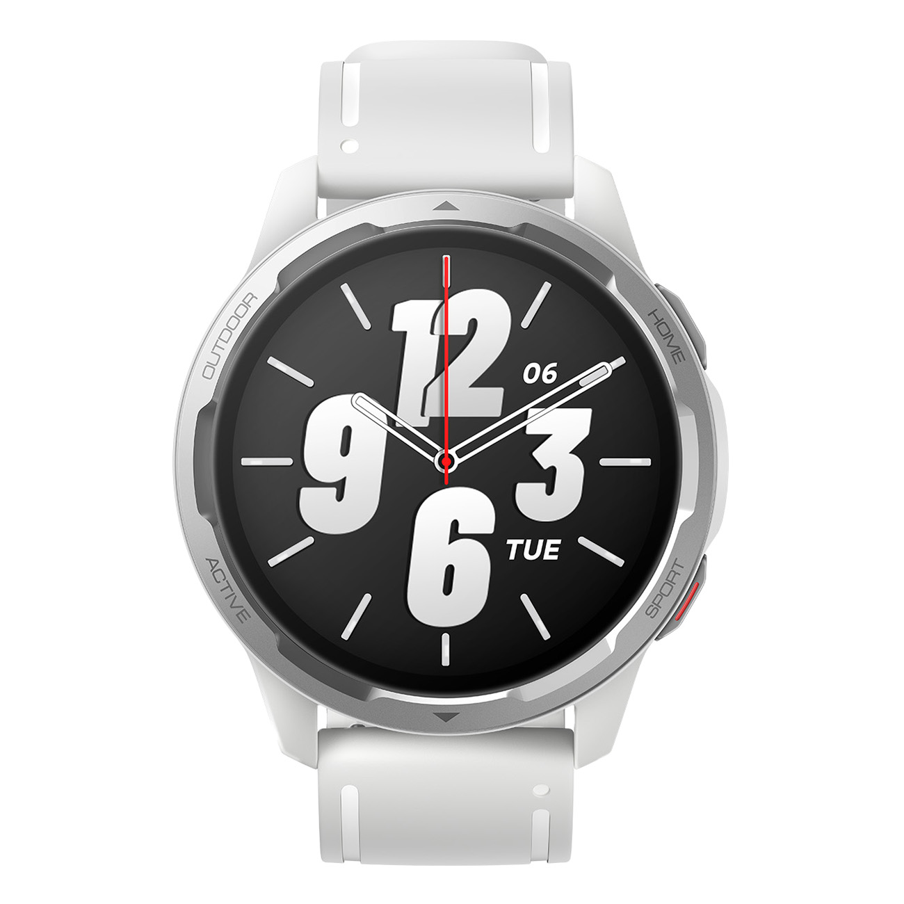 XIAOMI Watch S1 Active TPU/ Smartwatch - 157 Edelstahl Silikon, weiß mm, 241 weiß