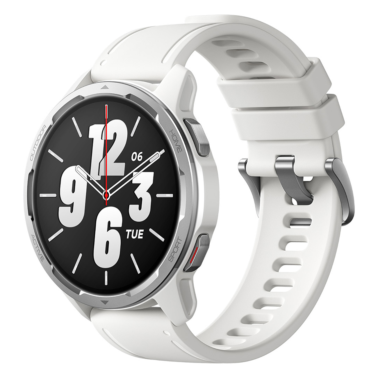 TPU/ Active weiß XIAOMI 241 Smartwatch Watch Edelstahl Silikon, S1 mm, - 157 weiß