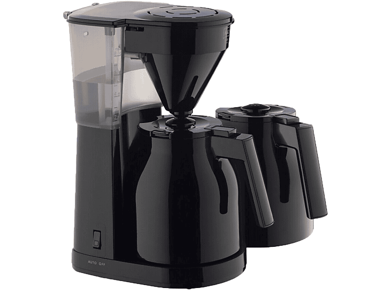 MELITTA Easy II Therm + 2. Kanne Kaffeemaschine schwarz | MediaMarkt