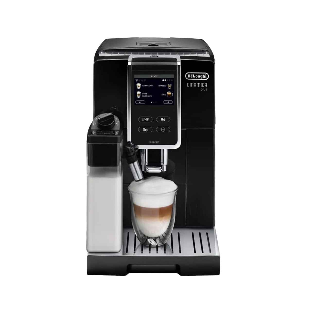 DE LONGHI ECAM Dinamica Kaffeevollautomat schwarz Plus 370.85.B