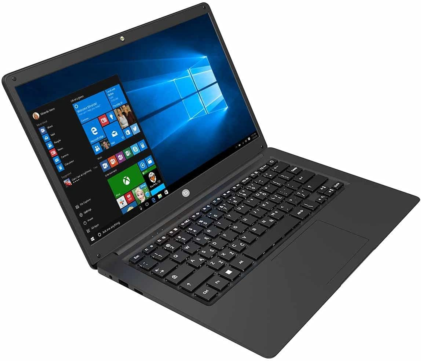 TECHBITE ZIN 64 4 mit GB BIS Celeron® Touchscreen, Notebook 14,1 Intel® Zoll GB 14.1, Prozessor, Schwarz RAM, SSD, Display