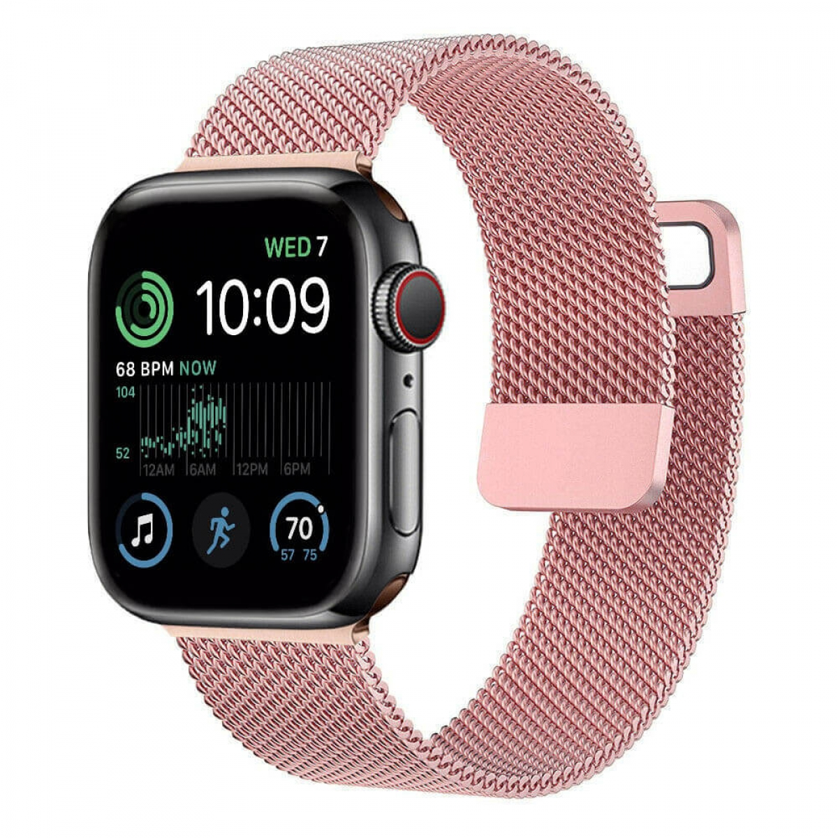 Milanaise, 40mm, Smartband, Apple, CASEONLINE Watch 2022 Rosa SE