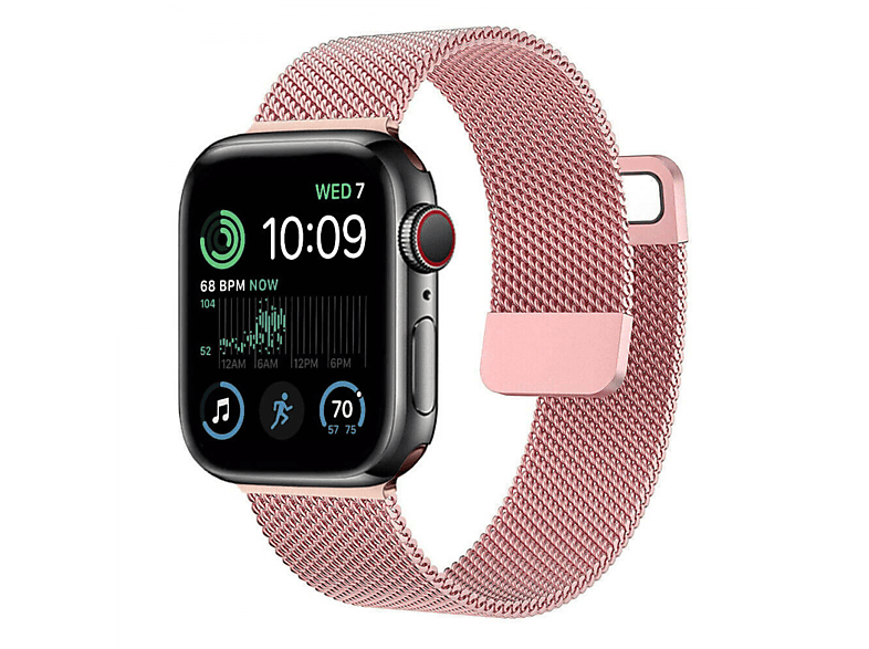 Apple, SE 2022 Milanaise, CASEONLINE Watch Rosa 40mm, Smartband,