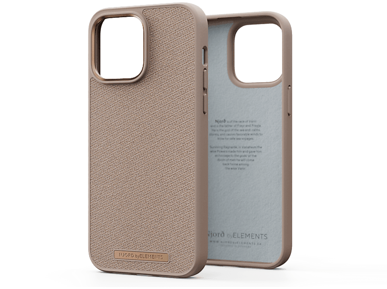 NJORD Backcover, Case, Pro Apple, iPhone Sand Max, Rosa 14 Just