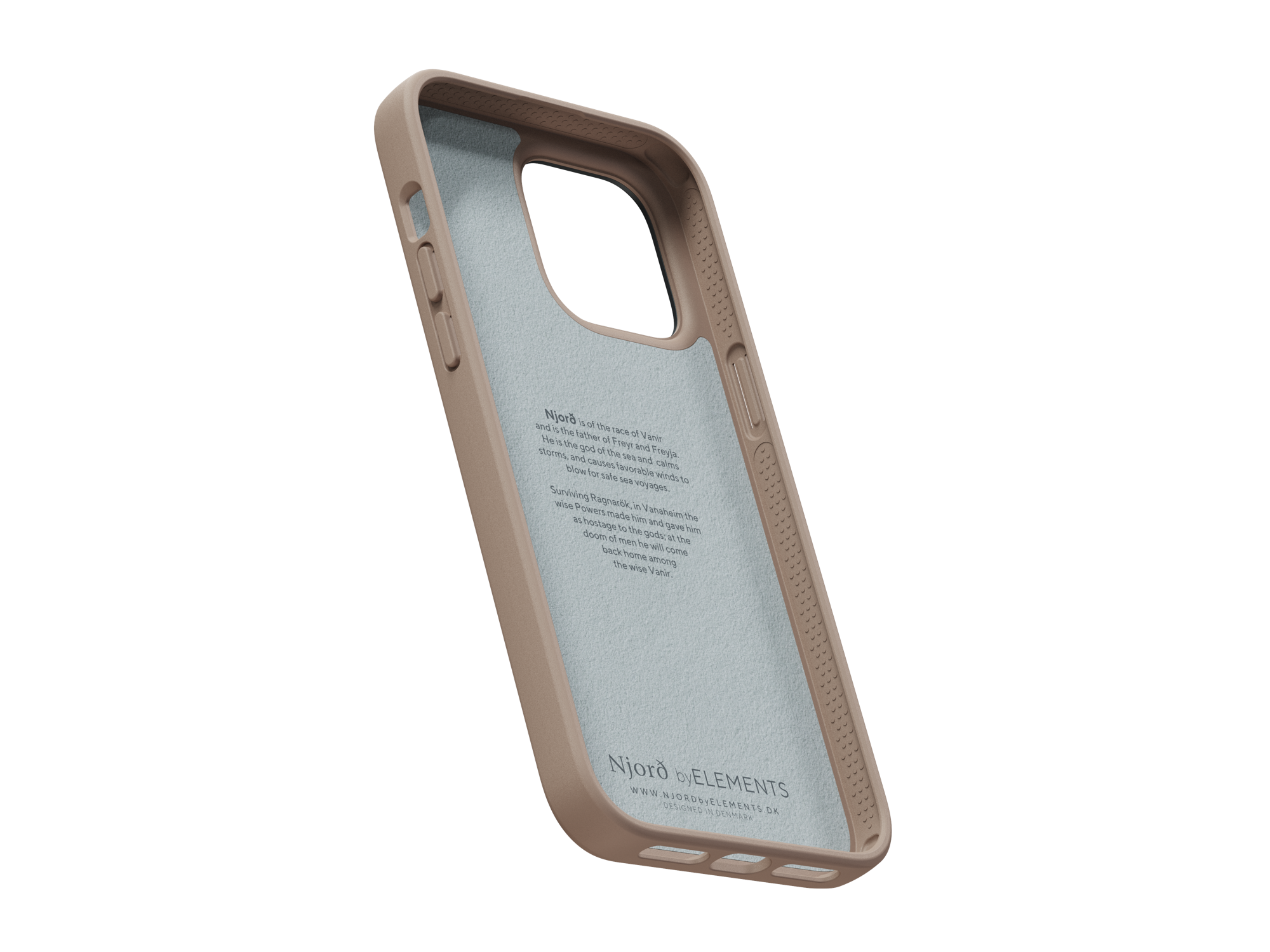 NJORD Backcover, Case, Pro Apple, iPhone Sand Max, Rosa 14 Just