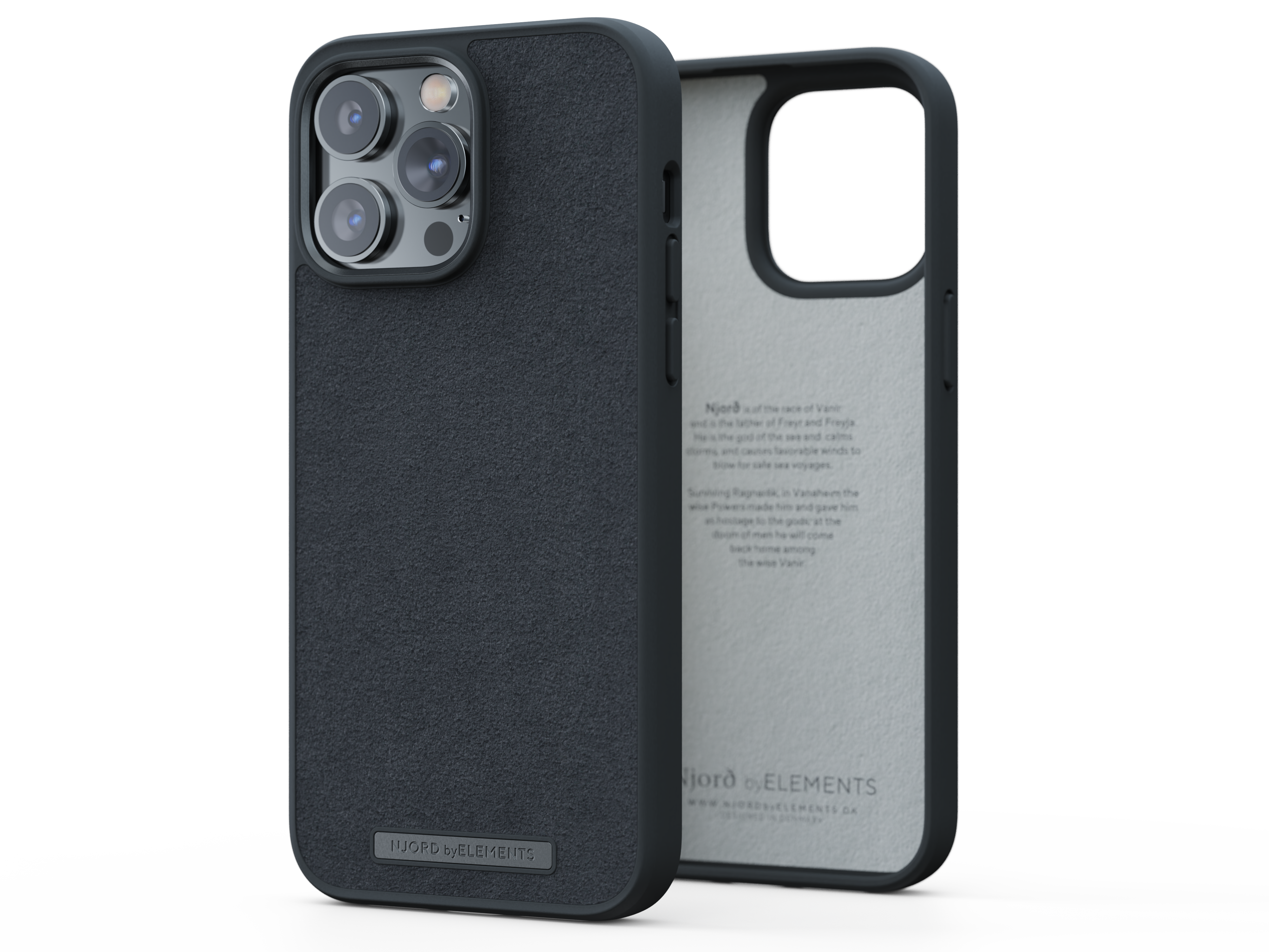 NJORD Comfort+, Backcover, Apple, Schwarz Pro 14 iPhone Max