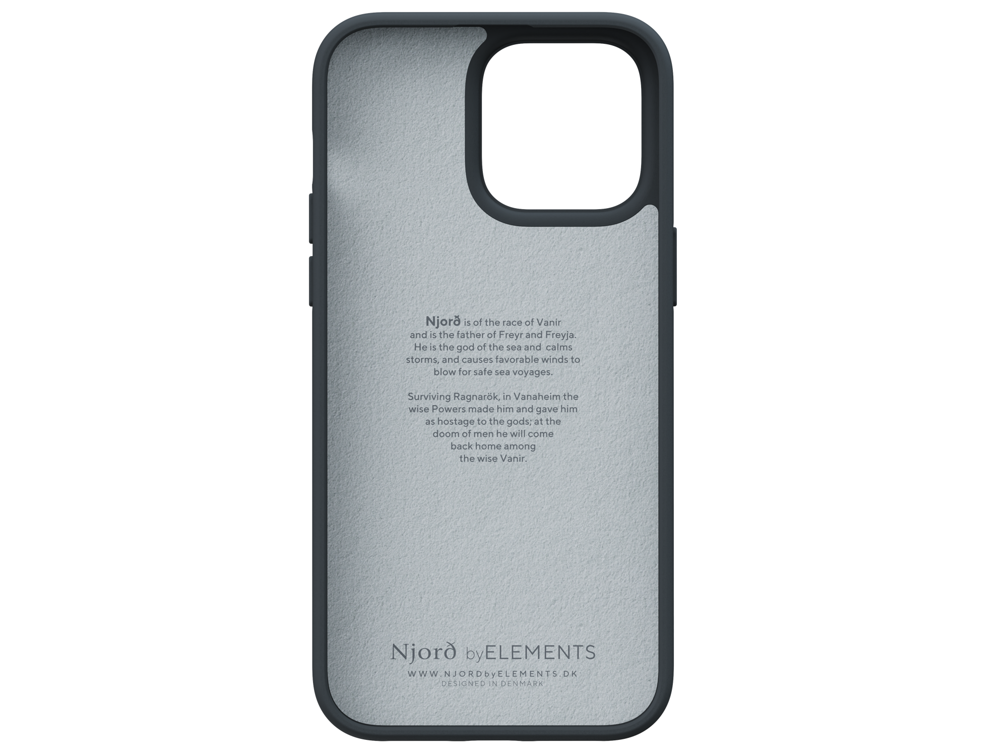 Comfort+, Apple, Schwarz NJORD 14 iPhone Pro Max, Backcover,